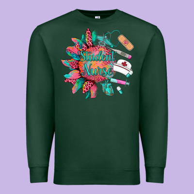 Western Student Nurse Medical Instruments Premium Sweatshirt Designed By Barkaloodesign