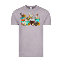 Vintage Zinc chicken coffee cups Vintage Tee - texasbilliewilder