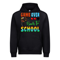 Black game over back to school Urban Hoodie - BundleAndBundleShop