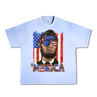 Grape Ice merica with lincoln Urban Heavy Tee - texasbilliewilder