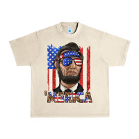 Sandshell merica with lincoln Urban Heavy Tee - texasbilliewilder