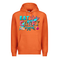 Carrot eat sleep craft repeat Premium Hoodie - NancyCooperArtShop