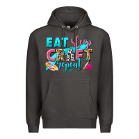 Smoke eat sleep craft repeat Premium Hoodie - NancyCooperArtShop