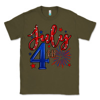 Army Green 4th of July Classic Tee - Neo Western
