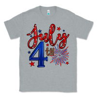 Heather Grey 4th of July Classic Tee - Neo Western