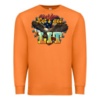 Carrot lets get lit america eagle Premium Sweatshirt - NancyCooperArtShop