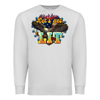 Dove Grey lets get lit america eagle Premium Sweatshirt - NancyCooperArtShop