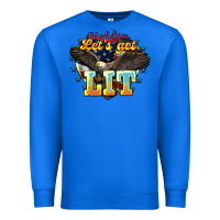 True Royal lets get lit america eagle Premium Sweatshirt - NancyCooperArtShop