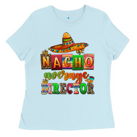 Baby Blue nacho average direktor Ladies Tee - AdoDesignShop