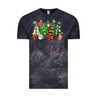 Cloud Black christmas trees with baseball Vintage Tee - Zillion Design Studio