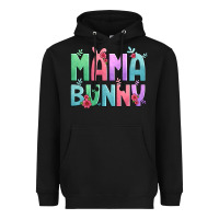 Black easter floral mama bunny Heavyweight Hoodie - Artiststas