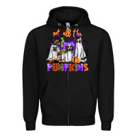 Black pet all the pupkins Zipper Hoodie - AdoDesignShop