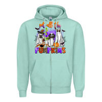 Seafoam pet all the pupkins Zipper Hoodie - AdoDesignShop