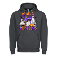 Smoke pet all the pupkins Zipper Hoodie - AdoDesignShop