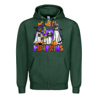 Sports Green pet all the pupkins Zipper Hoodie - AdoDesignShop