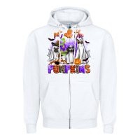 White pet all the pupkins Zipper Hoodie - AdoDesignShop
