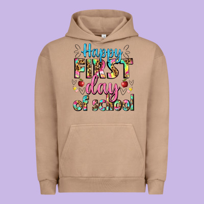 Happy First Day Of School Urban Hoodie Designed By Bundleandbundleshop