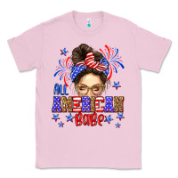 Bubblegum Pink All American babe Classic Tee - Neo Western