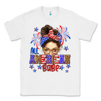 White All American babe Classic Tee - Neo Western