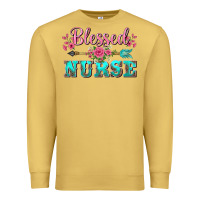 Antique Gold western blessed nurse pink floral arrow Premium Sweatshirt - BarkalooDesign