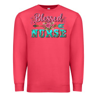 Cardinal western blessed nurse pink floral arrow Premium Sweatshirt - BarkalooDesign