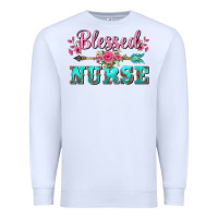 White western blessed nurse pink floral arrow Premium Sweatshirt - BarkalooDesign