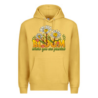 Antique Gold bloom where you are planted Premium Hoodie - NancyCooperArtShop