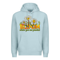 Blue Mist bloom where you are planted Premium Hoodie - NancyCooperArtShop