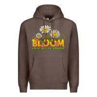 Bloom Where You Are Planted Premium Hoodie | Teevron