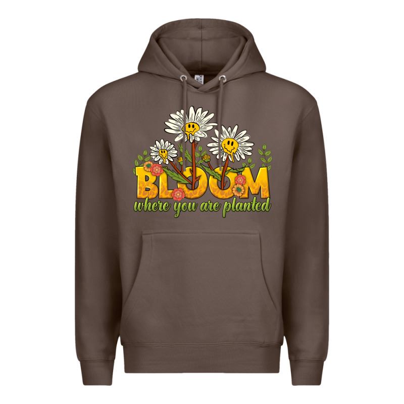 Bloom Where You Are Planted Premium Hoodie by NancyCooperArtShop | Teevron