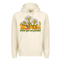 Tofu bloom where you are planted Premium Hoodie - NancyCooperArtShop
