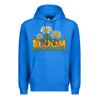 True Royal bloom where you are planted Premium Hoodie - NancyCooperArtShop