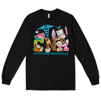 Black easter cna certified nursing assistant Long Sleeve Tee - AdoDesignShop