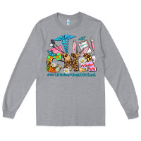 Heather Grey easter cna certified nursing assistant Long Sleeve Tee - AdoDesignShop