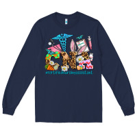 Navy easter cna certified nursing assistant Long Sleeve Tee - AdoDesignShop