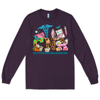 Plum easter cna certified nursing assistant Long Sleeve Tee - AdoDesignShop