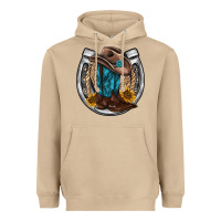Mushroom western horseshoe boots hat rope sunflower Heavyweight Hoodie - AdoDesignShop