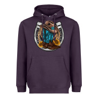 Plum western horseshoe boots hat rope sunflower Heavyweight Hoodie - AdoDesignShop