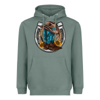 Sage western horseshoe boots hat rope sunflower Heavyweight Hoodie - AdoDesignShop