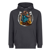Smoke western horseshoe boots hat rope sunflower Heavyweight Hoodie - AdoDesignShop