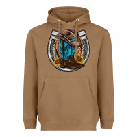 Toasted Coconut western horseshoe boots hat rope sunflower Heavyweight Hoodie - AdoDesignShop