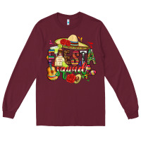 Burgundy fiesta squad Long Sleeve Tee - CTS Tumbler Store