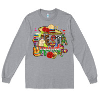 Heather Grey fiesta squad Long Sleeve Tee - CTS Tumbler Store