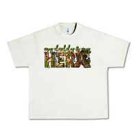 Pistachio my daddy is my hero army western Urban Heavy Tee - texasbilliewilder