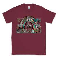Burgundy yeehaws and heilnaws Classic Tee - SublimationCraftShop