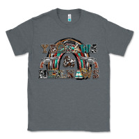 Charcoal Heather yeehaws and heilnaws Classic Tee - SublimationCraftShop