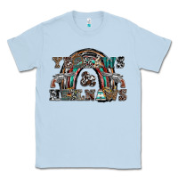 Dusty Blue yeehaws and heilnaws Classic Tee - SublimationCraftShop
