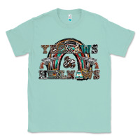 Seafoam yeehaws and heilnaws Classic Tee - SublimationCraftShop
