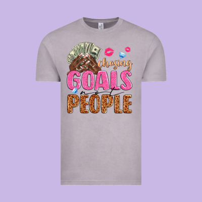 Chasing Goals Not People Vintage Tee Designed By Texasbilliewilder