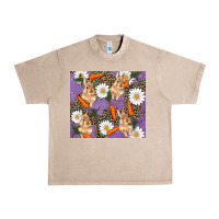 French Oak easter bunny carrot daisys leopard glitter Urban Heavy Tee - RanaPortraitStore